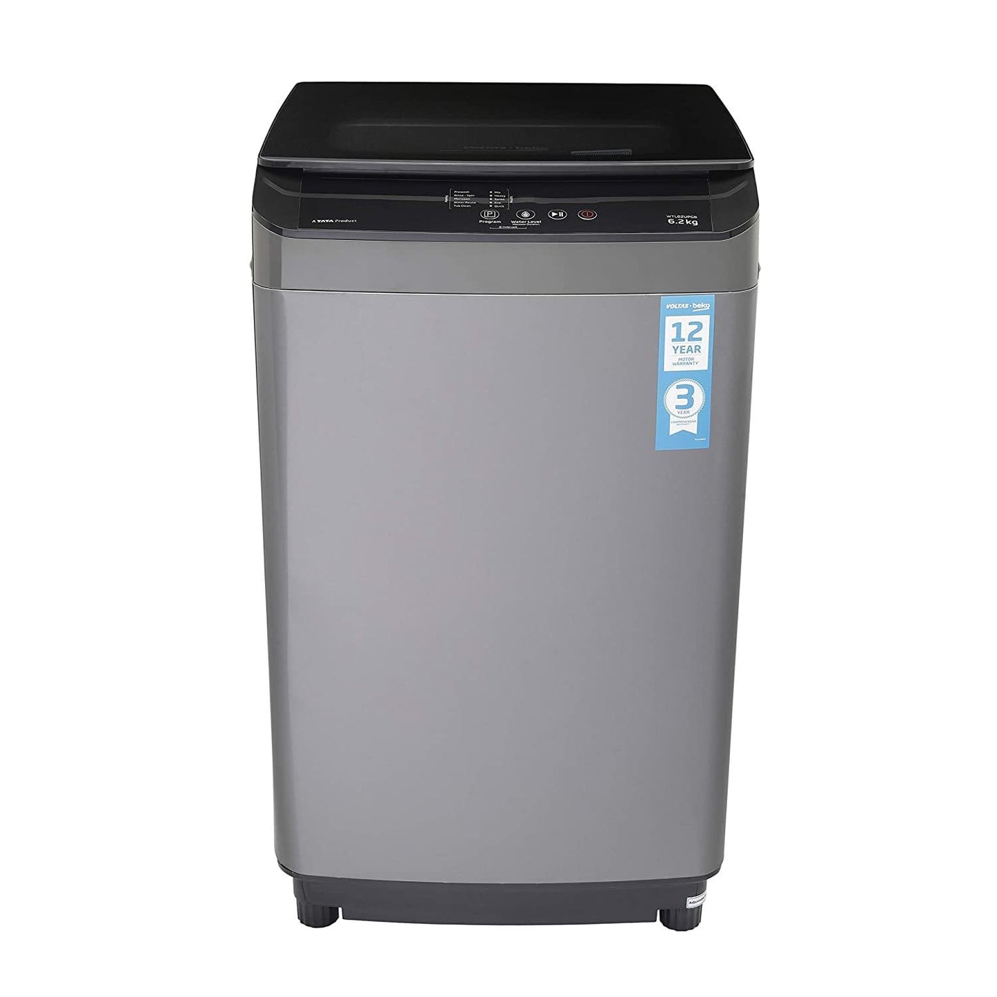 Voltas Beko WTL62UPGB 6.2 kg fully-Automatic Top Loading Washing Machine ( Gray )