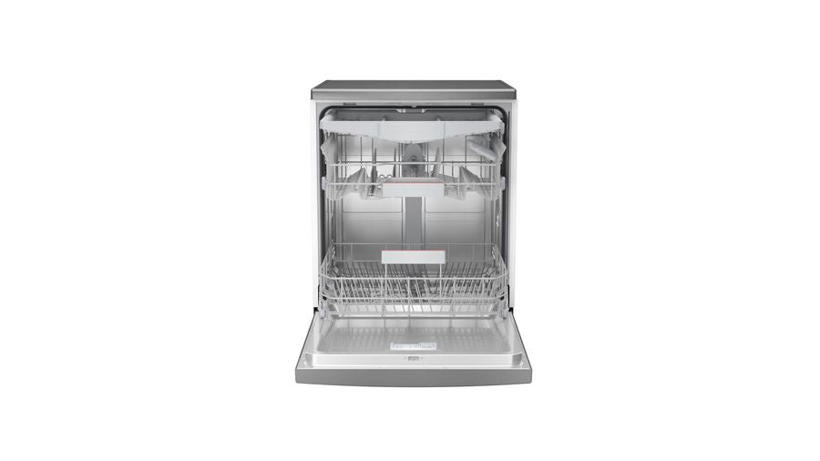 Bosch SMS6HMC00I 15 Place Settings Free-Standing Dishwasher | Brushed Black Steel | Home Connect Wi-Fi | SpeedPerfect+ | Suraj Electronics Delhi NCR
