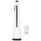 Symphony Surround-i Bladeless Tower Fan for Room | High-Speed with Swivel Action, Touchscreen Control Panel & Remote | 1 Year Warranty | White