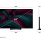 LG OLED65C56LA 164 cm (65) OLED evo AI Smart TV (C5) with α9 AI Processor 4K Gen8, Dolby Vision, Dolby Atmos, AI Picture Pro