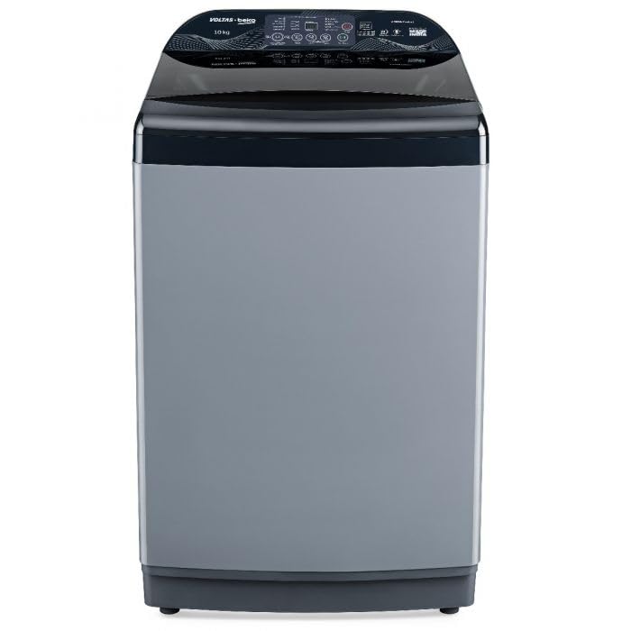 Voltas Beko WTL1006UEA / SPB0OD 10 Kg, 5-Star, Fully Automatic Top Load Washing Machine ( Grey)