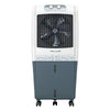 Havells KoolGrande GHRACCE090 90L Desert Air Cooler | 3-Side Honeycomb Pads with Bacteria Shield, Ice Chamber, Bed Height Fan, Inverter Compatible | White & Grey