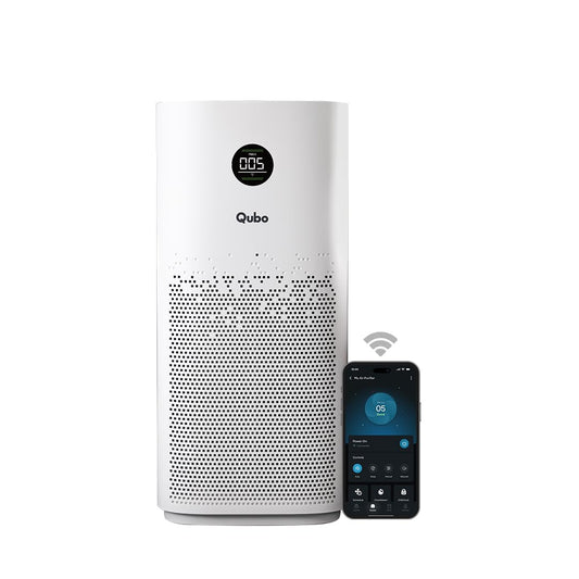 Qubo Smart Air Purifier Q1000 | 4-Layer Filtration | HEPA H13 | QSensAI Smart Mode | App &amp; Voice Control | 1000 Sq. Ft. Coverage | Suraj Electronics