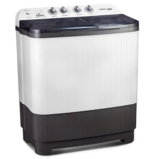 Voltas Beko WTT80DGRT 8 kg Semi Automatic Washing Machine (Burgundy)