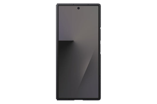 Samsung Galaxy Fold7 Carbon Shield Case (Black) – Ultra-Thin Aramid Kevlar Protection, Anti-Reflective Screen Films, Wireless Charging Compatible