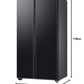 Samsung RS76CG8103B1HL 653L 3 Star Inverter Side-by-Side Refrigerator | Twin Cooling Plus | Wi-Fi Enabled with SmartThings | Black
