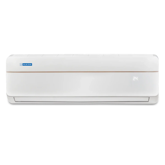 Blue Star FC318VNU 1.5 Ton 3 Star Fixed Speed Split AC | Turbo Cool | Copper Condenser | Anti-Corrosive Blue Fins | Self Diagnosis | Comfort Sleep | White