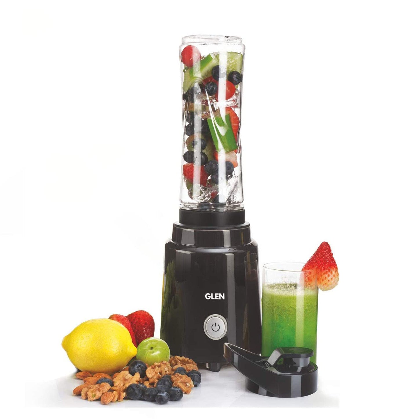 Glen SA 4047 BL Personal Blender (200W, 0.6L, Black) | BPA-Free Bottle | 2-Year Warranty | Suraj Electronics Delhi NCR