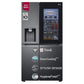 LG GL-X257AMCX 635 L Frost-Free Inverter Wi-Fi InstaView Door In Door UVnano Side-By-Side Refrigerator with Water Dispenser (Matte Glass, Door Cooling+ with Hygiene Fresh)