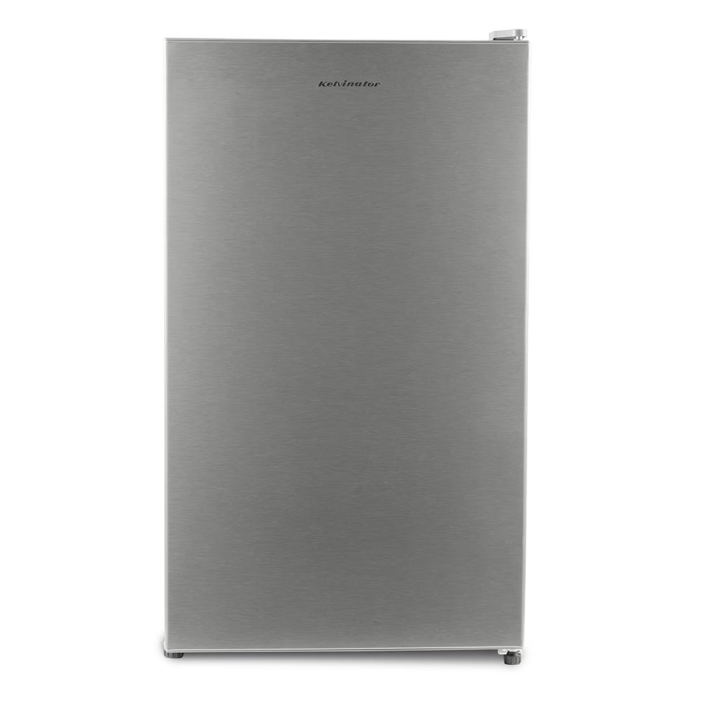 Kelvinator KRC-F100RBPSGS 95L 2 Star Direct Cool Single Door Refrigerator | Inox Grey | Compact Design | Energy Efficient