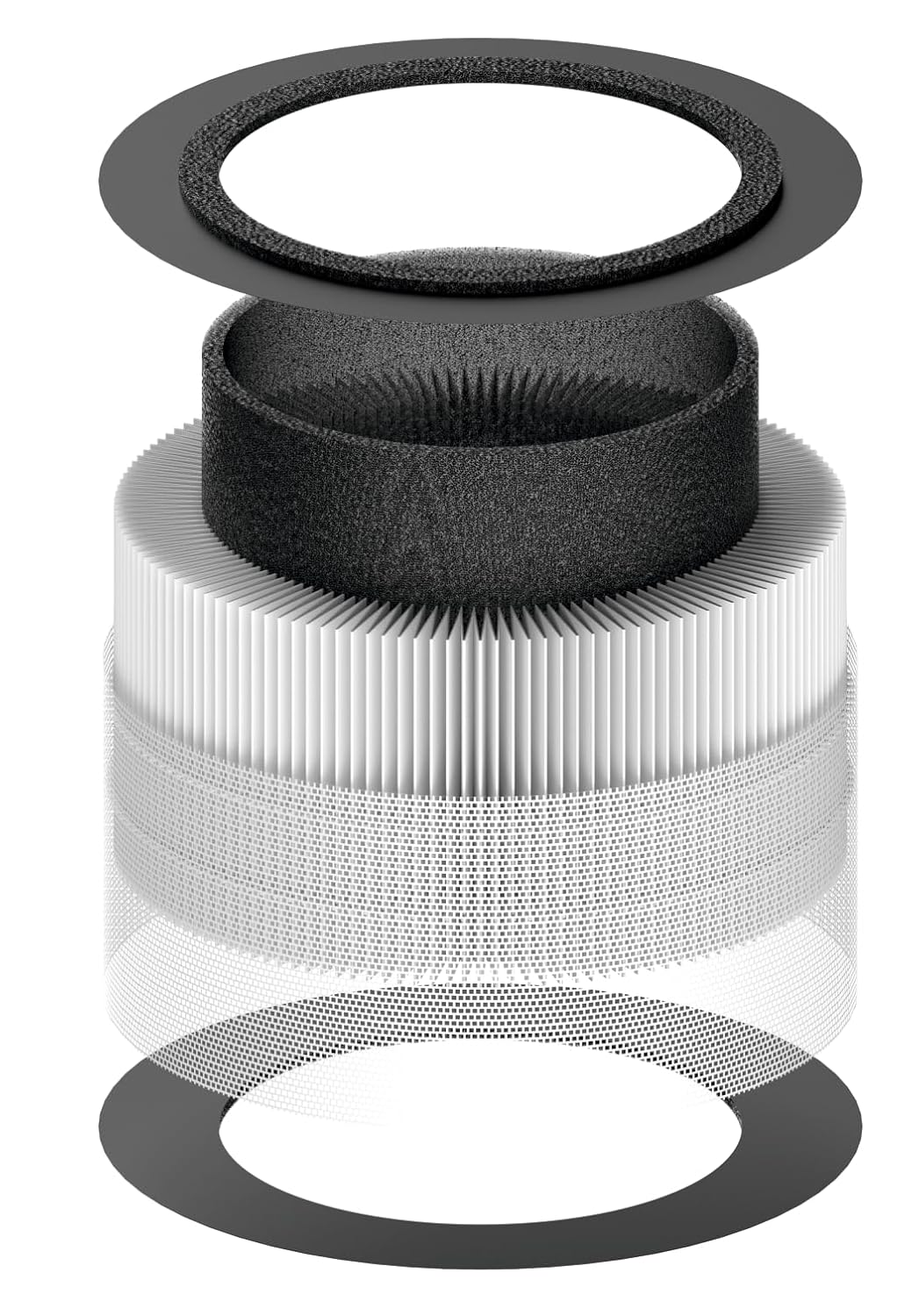 Honeywell HC000115 Air Touch V1 3-in-1 Compound with Pre-Filter, H13 HEPA & Activated Carbon, Removes 99.97% Allergens, Pollutants, PM2.5, VOCs, Smoke & Odour