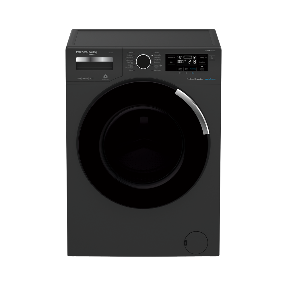 Voltas Beko WFL8014VTAP 8 kg 5 Star Front Load Washing Machine | ProSmart™ Inverter | AutoDose | StainExpert™ | Suraj Electronics Delhi NCR