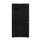 Voltas Beko RSB64GF 626 L 4 Door Side-by-Side Refrigerator | Black Glass Finish | Convertible Zones | NeoFrost Dual Cooling | ProSmart Inverter Compressor