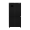 Voltas Beko RSB64GF 626 L 4 Door Side-by-Side Refrigerator | Black Glass Finish | Convertible Zones | NeoFrost Dual Cooling | ProSmart Inverter Compressor
