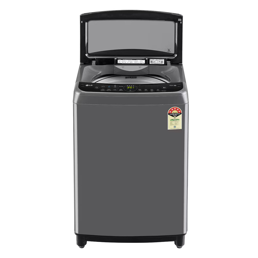 LG THD10NPM 10 Kg Automatic Top Load Washing Machine with AI Direct Drive | Turbodrum | Tub & Pulsator Scrub Spin | Child Lock ( Middle Black)
