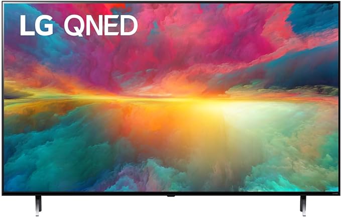 LG 55QNED75SRA 55 inch QNED 4K Smart TV, α5 AI Processor 4K Gen6, with Magic Remote and Google Assistant/THINQ AI/Apple Airplay2