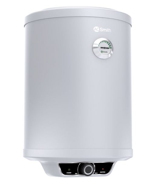 AO Smith Elegance Prime 25L 5 Star Storage Water Heater (Vertical) – Blue Diamond Glass Tank, Incoloy Element, High Pressure Support