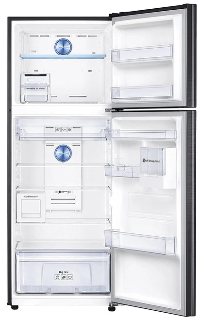 Samsung RT42C5C52BS/HL 376L 2 Star Inverter Frost-Free Convertible 5 In 1 Curd Maestro Double Door Refrigerator (Black Inox)