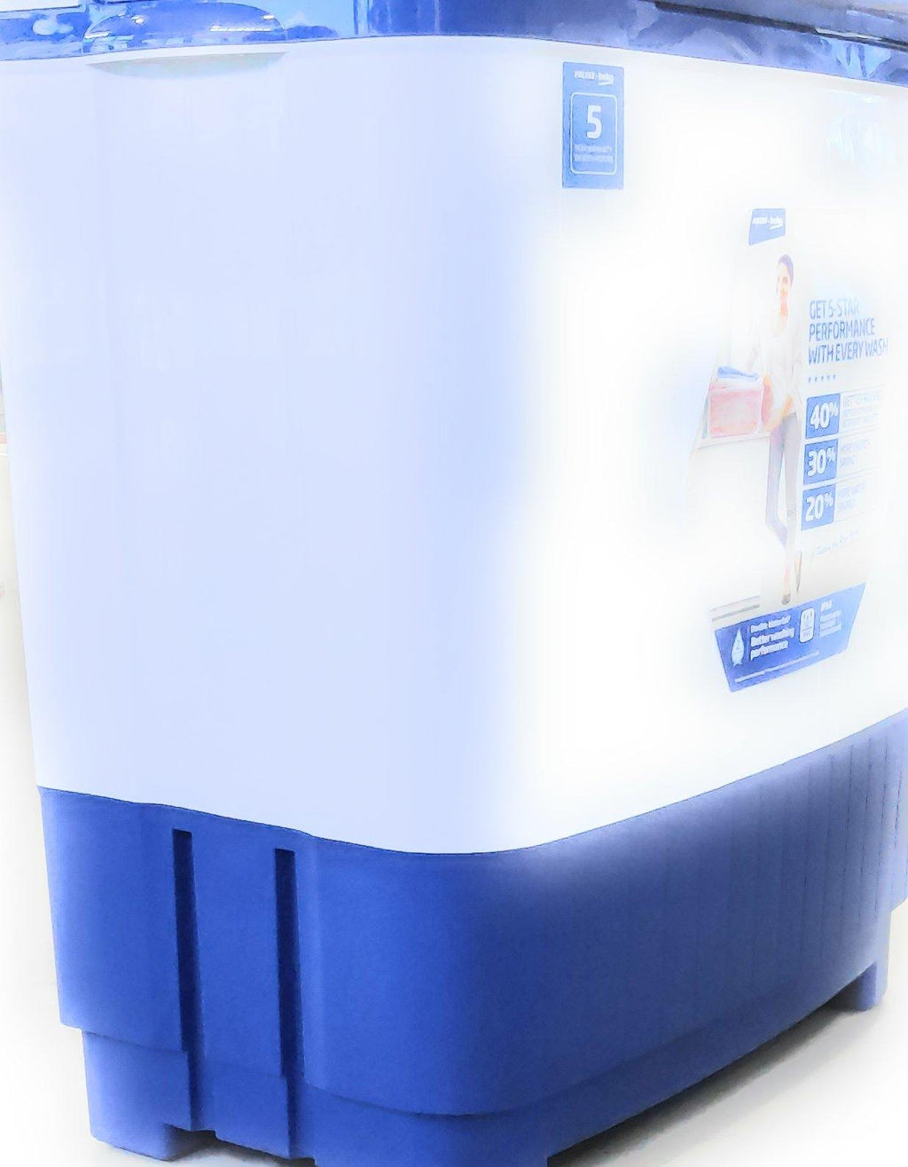 Voltas Beko WTT80DBLG  Semi Automatic Washing Machine Beko BLUE 8.0 Kg