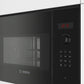 Bosch BEL553MB0I Series 6 Built-In Microwave Oven – 25L, Black, LED Display, Grill Function, Stainless Steel Cavity