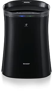 Sharp FP-GM50E-B Air Purifier with Mosquito Catcher | Plasmacluster Ion, H14 HEPA Filter, Haze Mode, Anti-Dust | Coverage up to 450 Sq. Ft | Black