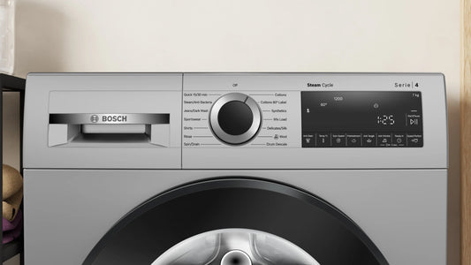 Bosch Series 4 washing machine, front loader 7 kg 1200 rpm — WGA1220SIN — alternate view