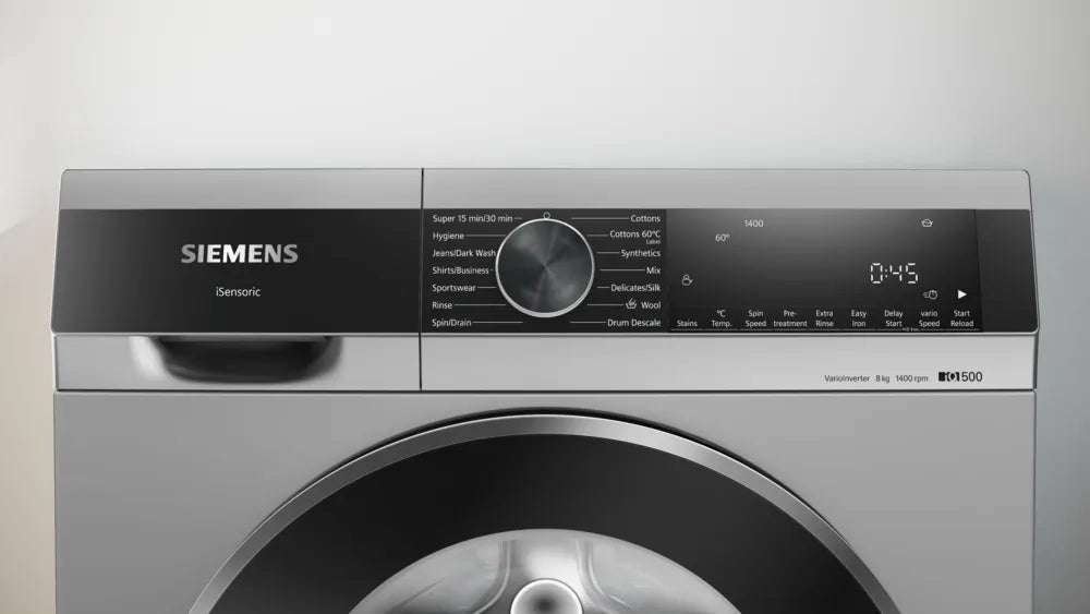 SIEMENS WG34A20SIN iQ500 washing machine, front loader 8 kg 1400 rpm