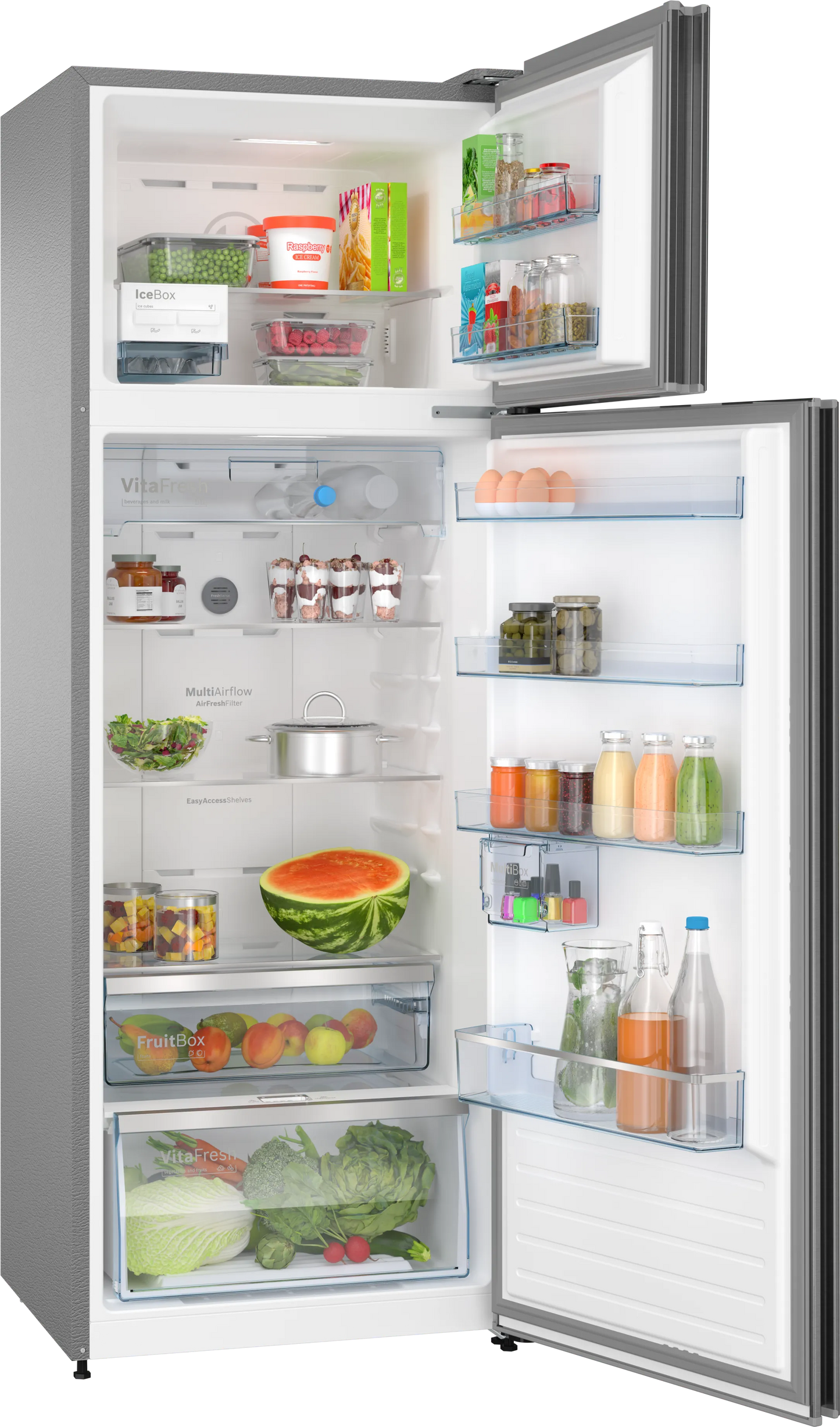 Bosch CTC39K03NI Series 4 368L 3 Star Frost Free Double Door Refrigerator | Vario Inverter Compressor | Multi Airflow Cooling | Suraj Electronics Delhi NCR