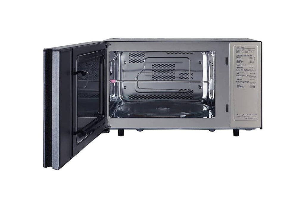 LG MJEN286UHW 28 L Charcoal Convection Microwave Oven | All-in-One Cooking | Diet Fry | 360° Motorised Rotisserie | Black
