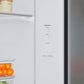 Samsung RS78CG8543S9HL 633L 3 Star AI Inverter Side-by-Side Refrigerator | Convertible 5-in-1 | Twin Cooling | Wi-Fi & Ice Water Dispenser | Refined Inox