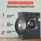 LG FHB1207Z2M 7 Kg 5 Star Front Load Washing Machine (Direct Drive, Steam Wash, In-Built Heater, Middle Black)