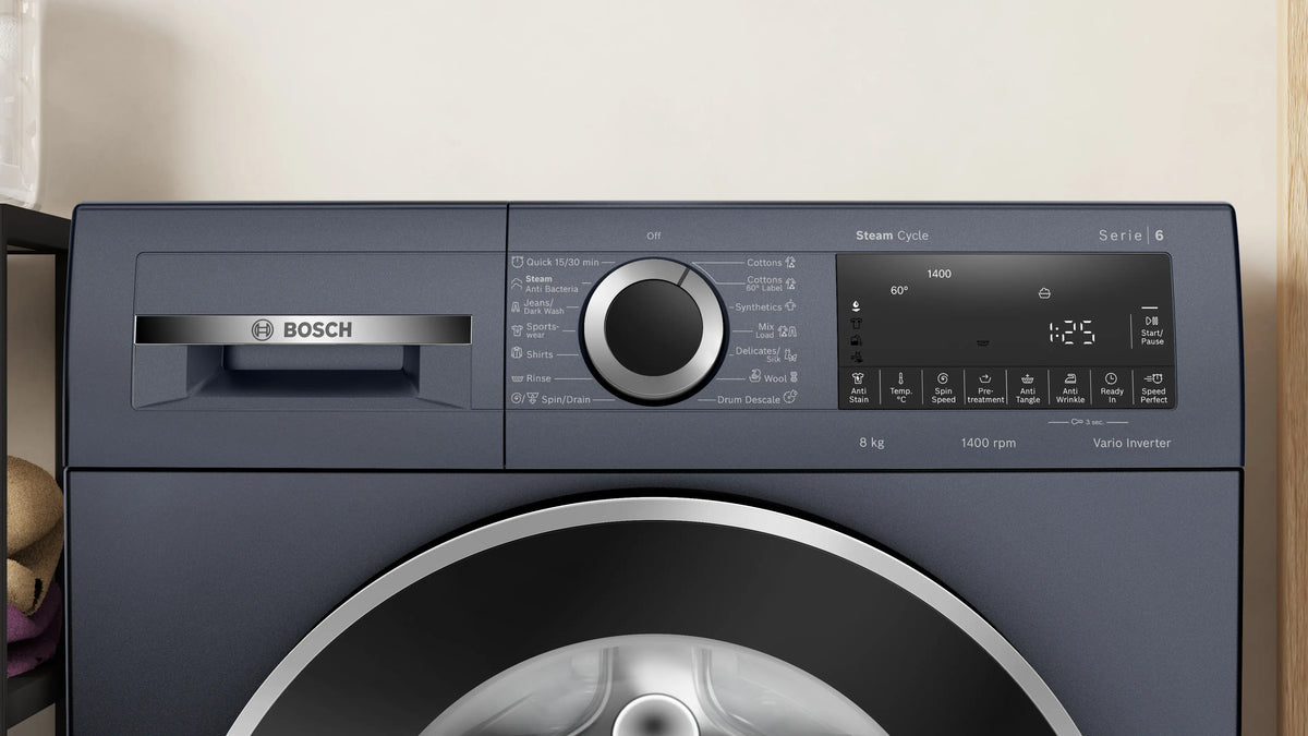 Bosch Series 4 washing machine, front loader 8 kg 1400 rpm — WGA2341PIN — alternate view