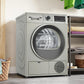BOSCH WPG24108IN 9 kg Tumble Dryer Series 4 condenser Silver inox
