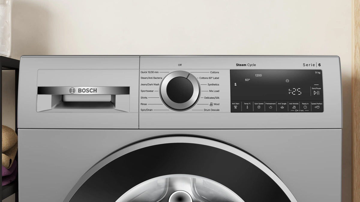 Bosch Series 6 washing machine, front loader 9 kg 1200 rpm — WGA1420SIN — alternate view