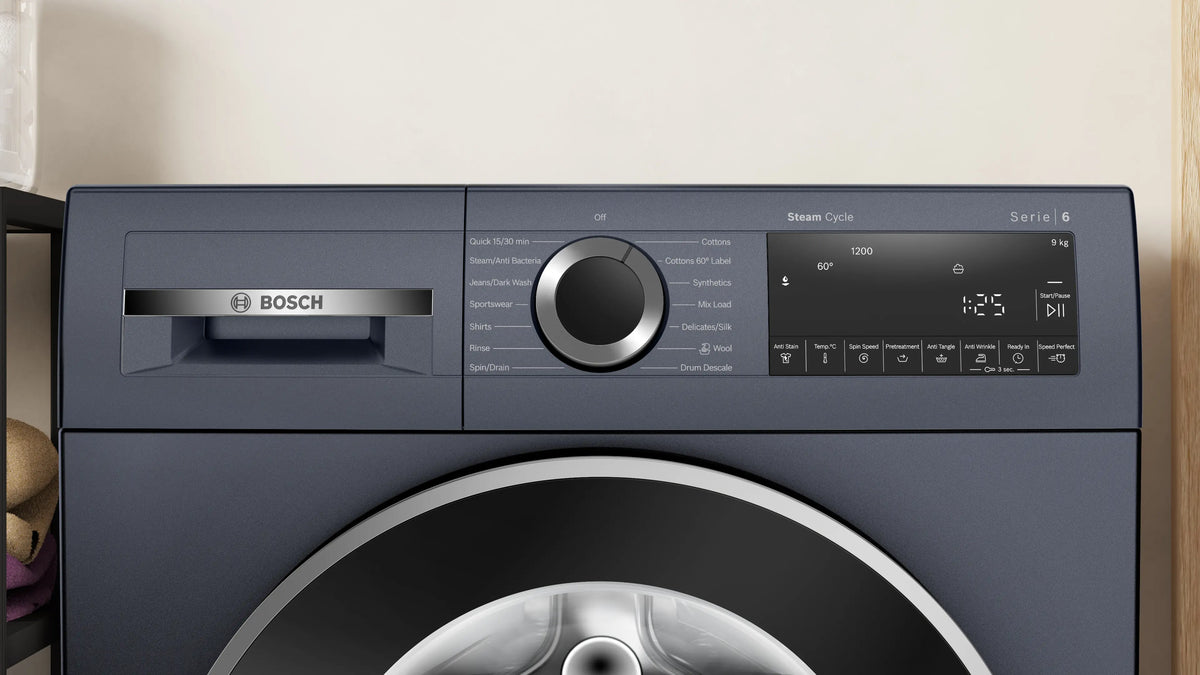 Bosch Series 6 washing machine, front loader 9 kg 1200 rpm — WGA1420PIN — alternate view