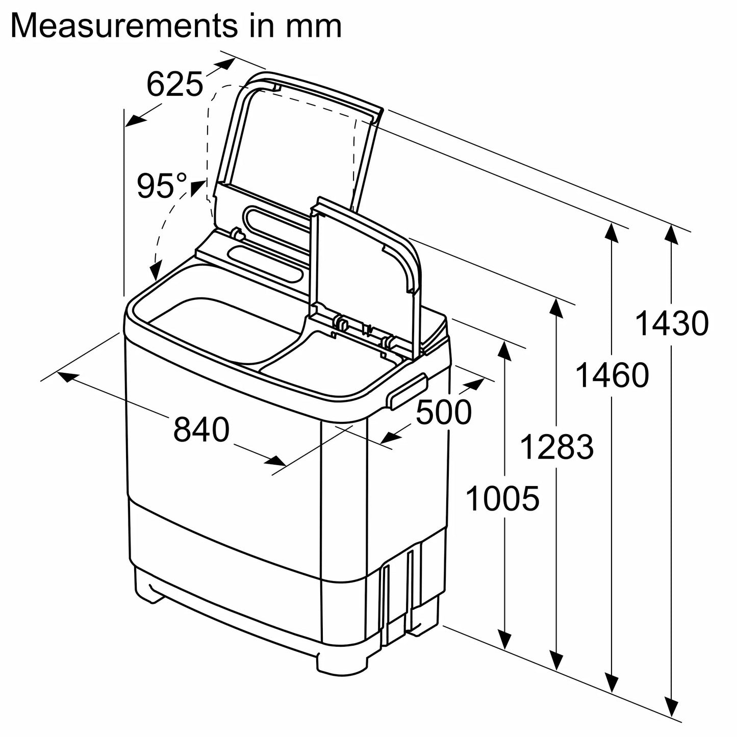 Bosch WJP904C0IN Series 4 Semi-automatic Top Loading 9 kg 1300 rpm