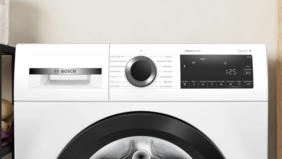 Bosch Series 6 washing machine, front loader 9 kg 1200 rpm — WGA14200IN — alternate view