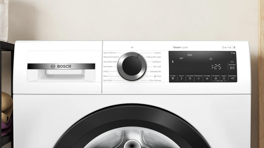 Bosch Series 6 washing machine, front loader 9 kg 1200 rpm — WGA14200IN — alternate view