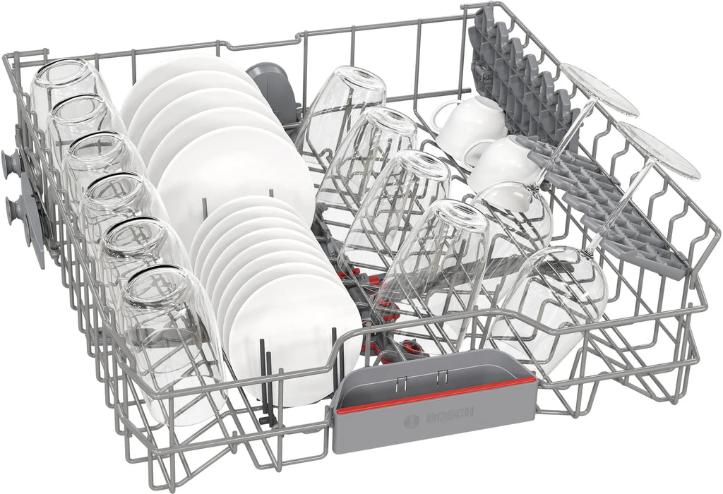 Bosch SMV6HMX01I 15 Place Setting Serie 6 Fully Integrated Built-in Dishwasher – IoT Enabled, SpeedPerfect+, AquaStop, 6 Wash Programs, 60 cm