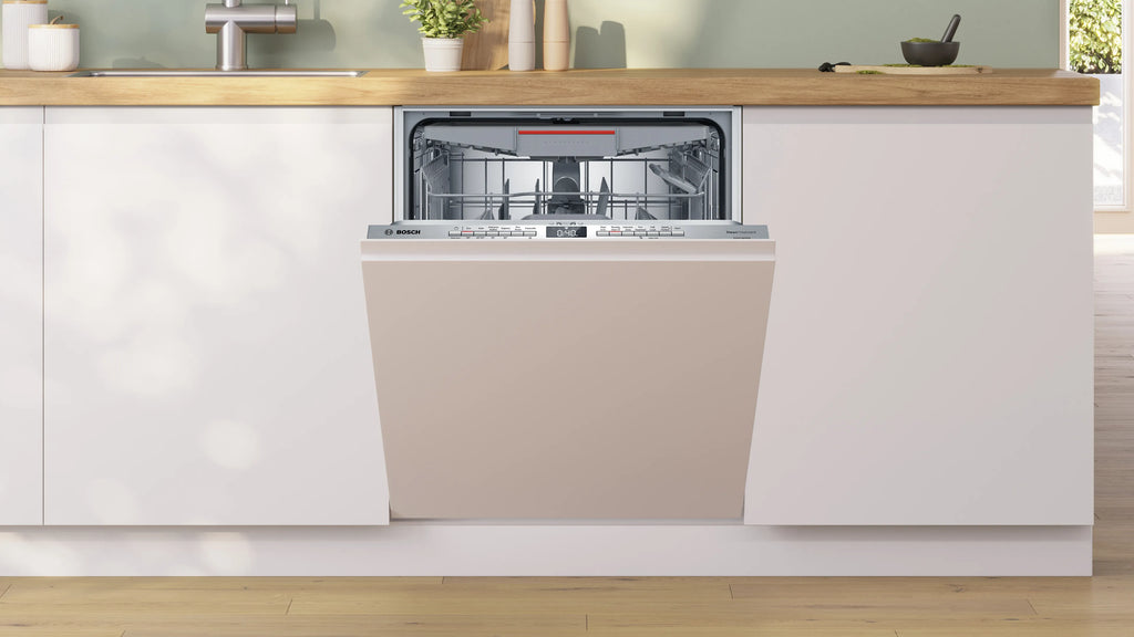 Bosch SMV6HMX01I 15 Place Setting Serie 6 Fully Integrated Built-in Dishwasher – IoT Enabled, SpeedPerfect+, AquaStop, 6 Wash Programs, 60 cm