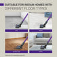 Eureka Forbes Kordfree K22 Supersilent Cordless Vacuum Cleaner – 24000 Pa Suction, 50 Min Runtime, HEPA Filter, 4-Stage Cyclonic Filtration, 5 Attachments, Handheld Convertible (Black)