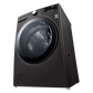 LG FHD2112STB 21/12 Kg 5 Star Inverter Front Load Washer Dryer with Steam, TurboWash & Wi-Fi – Black VCM
