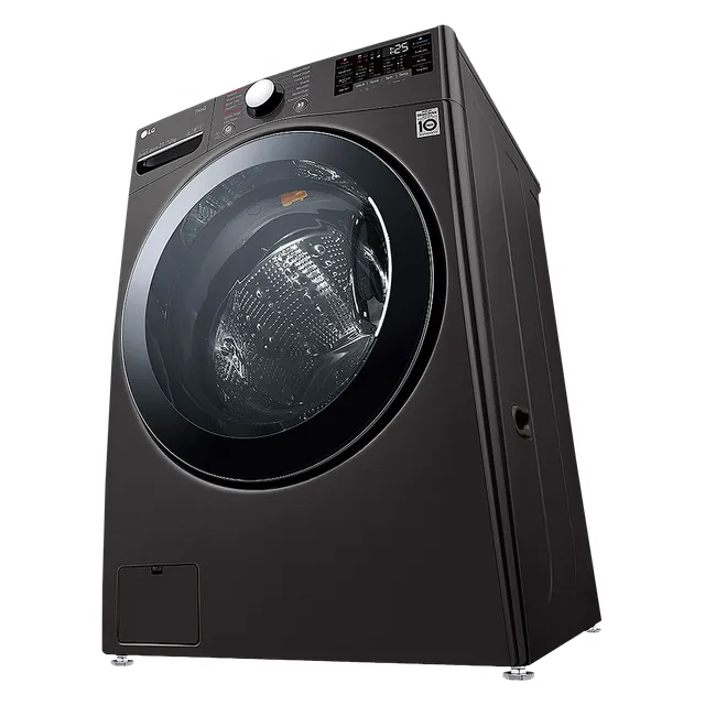 LG FHD2112STB 21/12 Kg 5 Star Inverter Front Load Washer Dryer with Steam, TurboWash & Wi-Fi – Black VCM