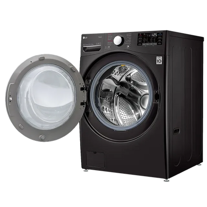 LG FHD2112STB 21/12 Kg 5 Star Inverter Front Load Washer Dryer with Steam, TurboWash & Wi-Fi – Black VCM