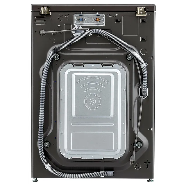 LG FHD2112STB 21/12 Kg 5 Star Inverter Front Load Washer Dryer with Steam, TurboWash & Wi-Fi – Black VCM