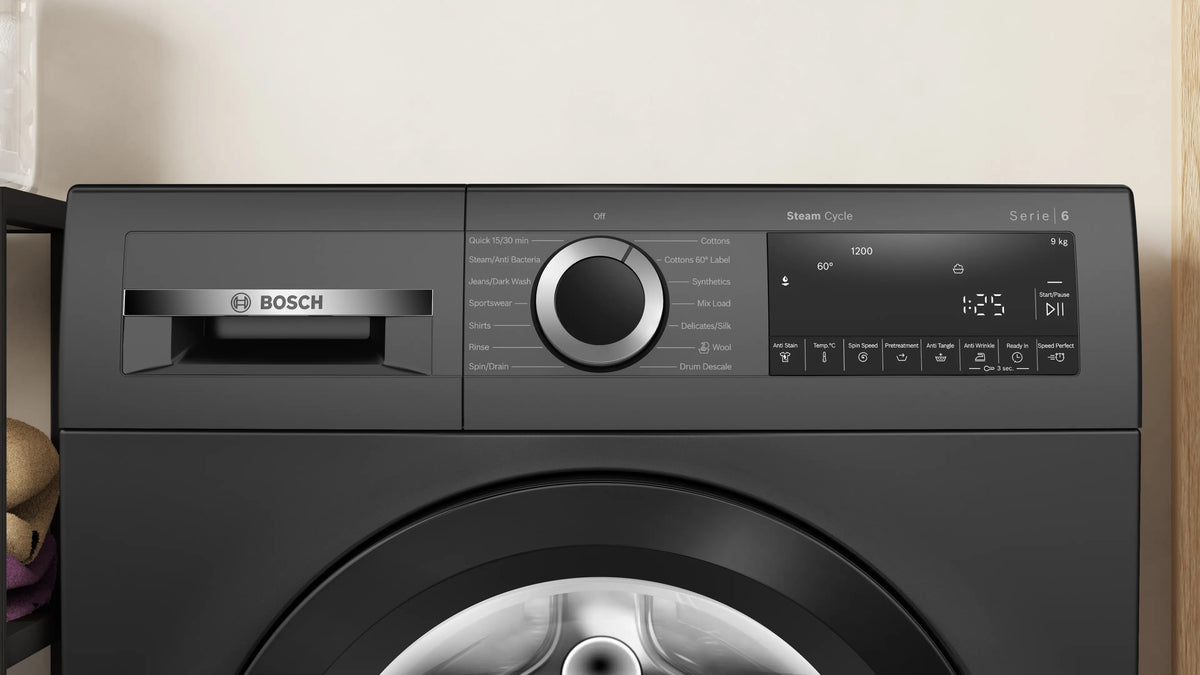 Bosch Series 6 washing machine, front loader 9 kg 1200 rpm — WGA1420TIN — alternate view