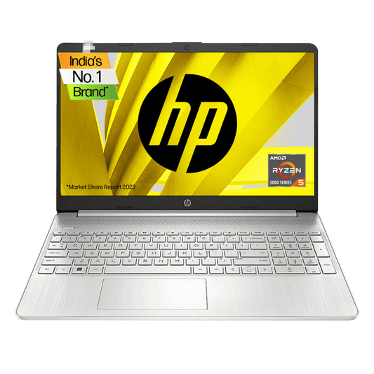 HP 15s-eq2144AU AMD Ryzen 5 (15.6 inch, 8GB, 512GB, Windows 11, MS Office 2019, AMD Radeon Graphics, FHD Display, Natural Silver, 50M63PA)
