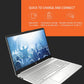 HP 15s-eq2144AU AMD Ryzen 5 (15.6 inch, 8GB, 512GB, Windows 11, MS Office 2019, AMD Radeon Graphics, FHD Display, Natural Silver, 50M63PA)