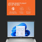 HP 15s-eq2144AU AMD Ryzen 5 (15.6 inch, 8GB, 512GB, Windows 11, MS Office 2019, AMD Radeon Graphics, FHD Display, Natural Silver, 50M63PA)
