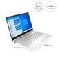 HP 15s-eq2144AU AMD Ryzen 5 (15.6 inch, 8GB, 512GB, Windows 11, MS Office 2019, AMD Radeon Graphics, FHD Display, Natural Silver, 50M63PA)